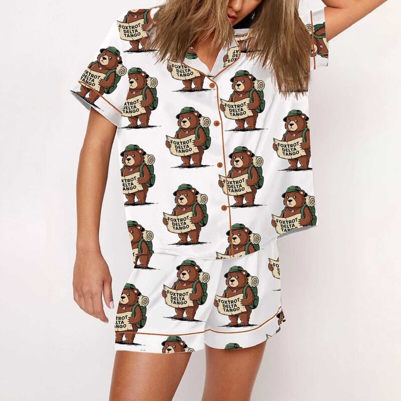 Foxtrot Delta Tango Bear FDT Pajama Set For Women - Image 3