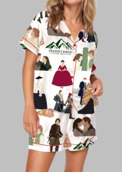 Fraser With Sassenach TV Series Pajama Set For Women