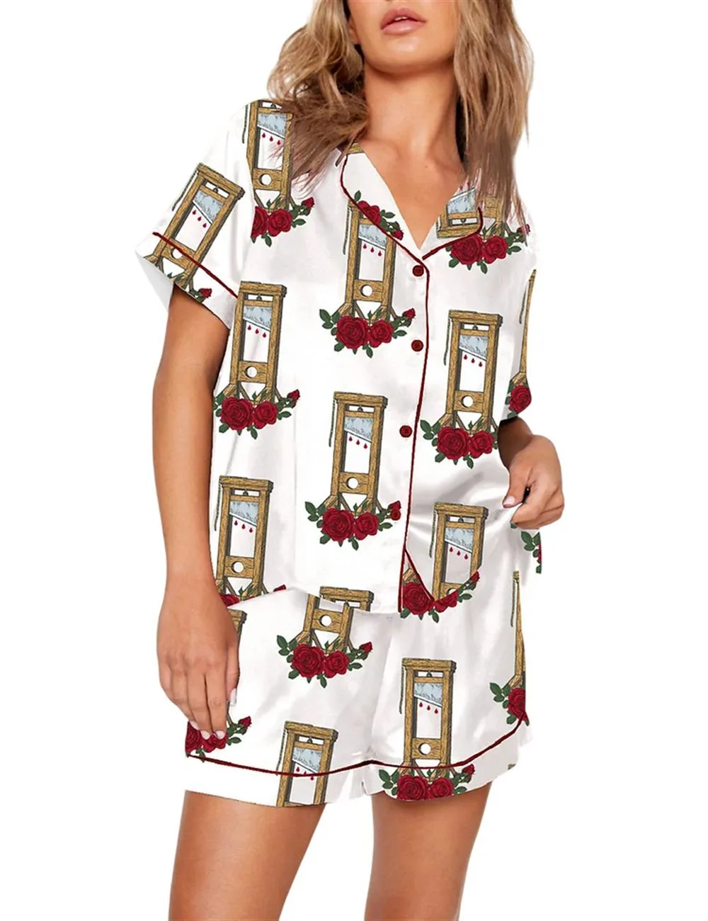 French Revolution Guillotine Social Justice Pajama Set
