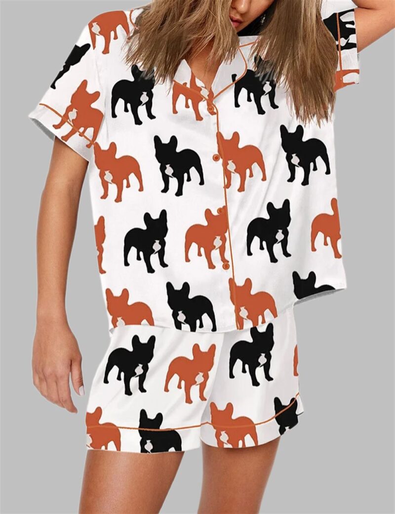 Frenchie Short Sleeve Pajama Set - Image 3