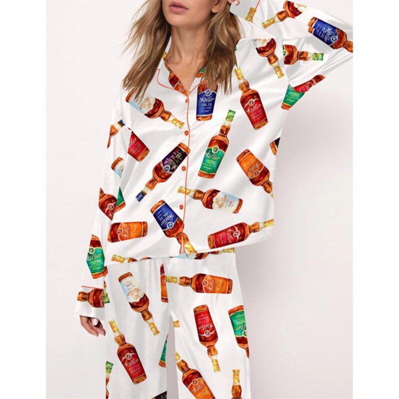 Full Set Of Kentucky Bourbon Whiskey Pajama Set For Women - Image 2