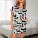 Funny Dachshund Art Print Pajama Set