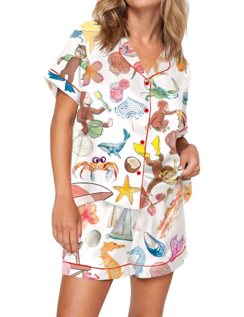 Funny Monkey Summer Pajama Set