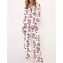 Funny Santa Satin Pajama Set For Women
