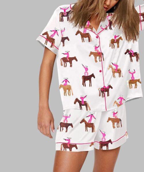 Gangstas Paradise Cowboys Horses Rodeo Pajama Sets