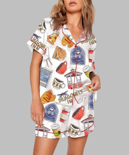 Gilmore Girls Stars Hollow Pajama Set
