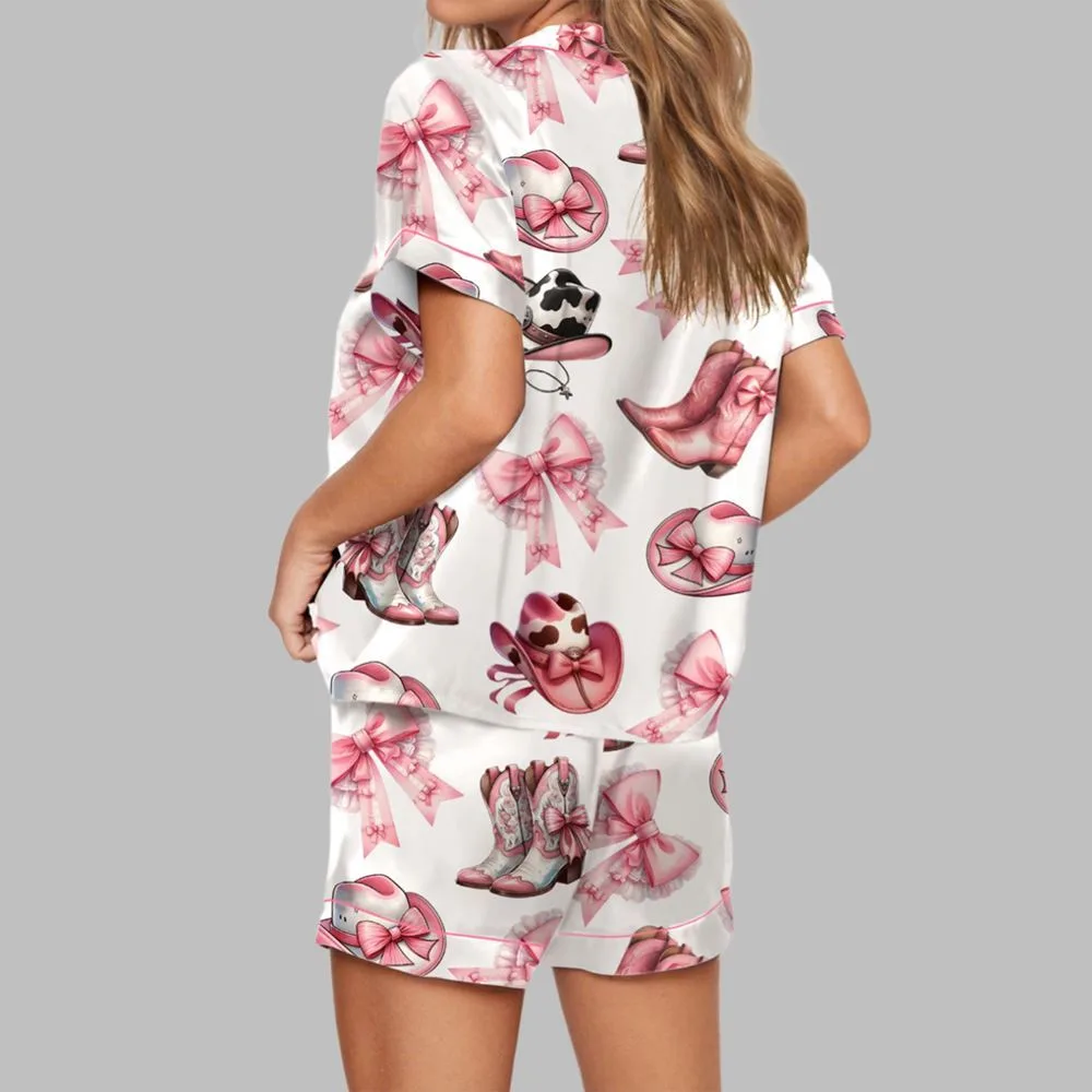 Girly Coquette Western Pajama Set For Women - Image 2