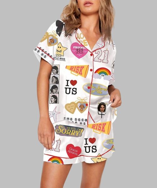 Gracie Abrams The Secret Of Us Print Pajama Set