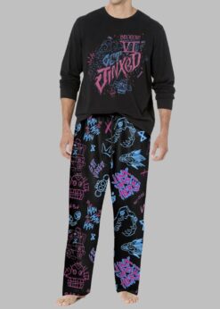 Graffiti Arcane Casual Pajama Set For Men