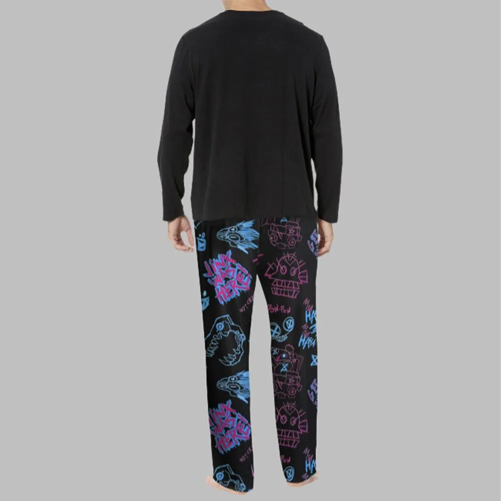Graffiti Arcane Casual Pajama Set For Men - Image 3