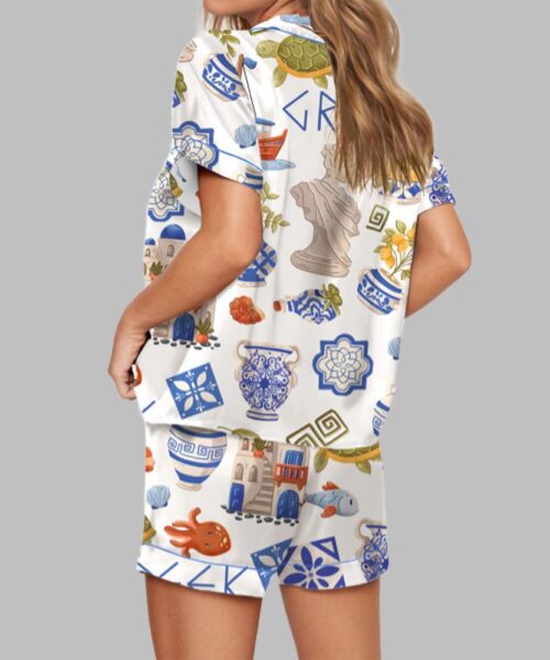 Greece Pajama Set For Women
