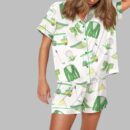 Green Coat Golf Coquette Pajama Set
