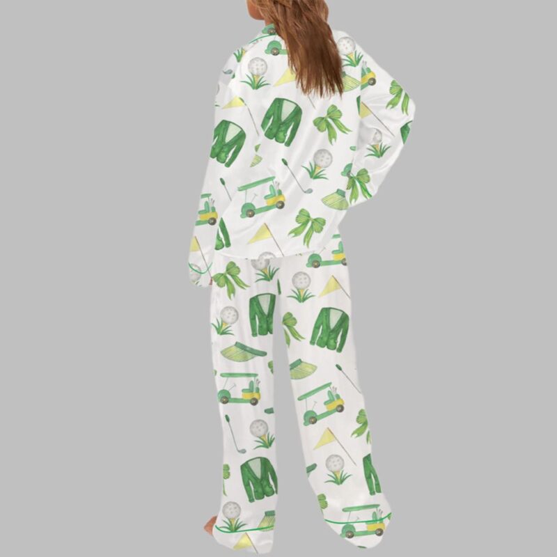 Green Coat Golf Coquette Pajama Set - Image 3