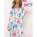 Gymnast Satin Pajama Set For Women