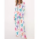 Gymnast Satin Pajama Set For Women