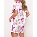 Gymnastics Girl Satin Pajama Set For Women
