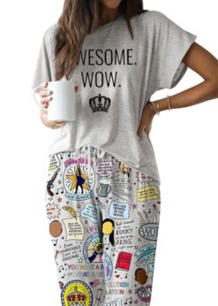 Hamilton Musical Casual Pajama Set