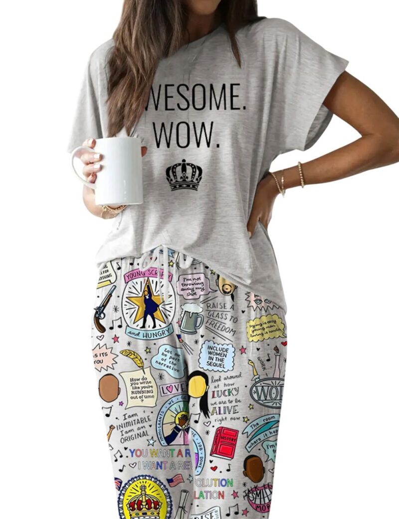 Hamilton Musical Casual Pajama Set
