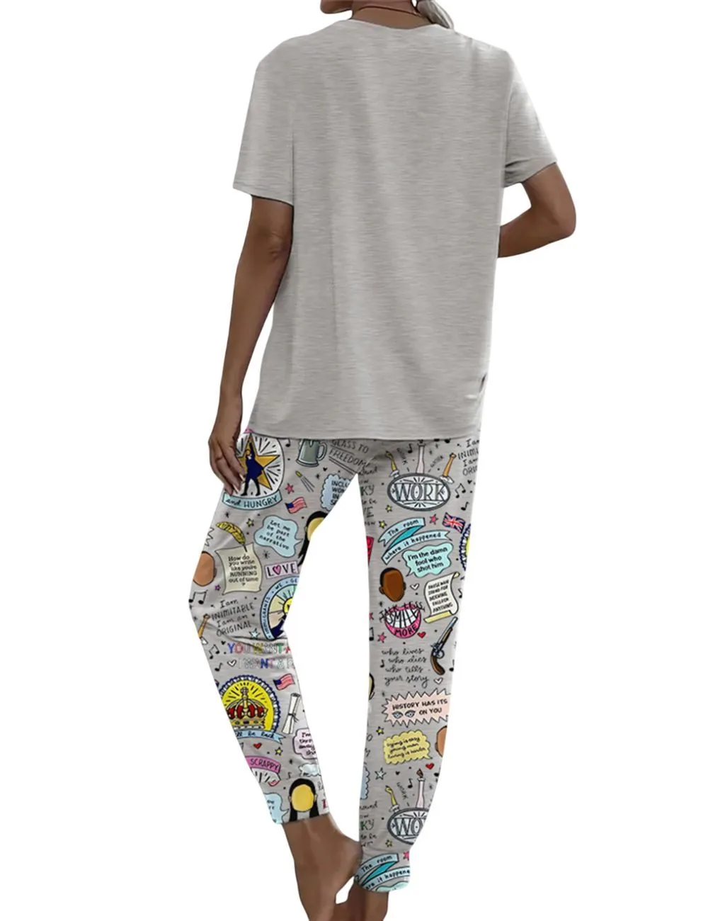 Hamilton Musical Casual Pajama Set - Image 2