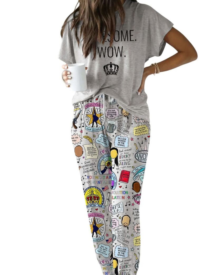 Hamilton Musical Casual Pajama Set - Image 3