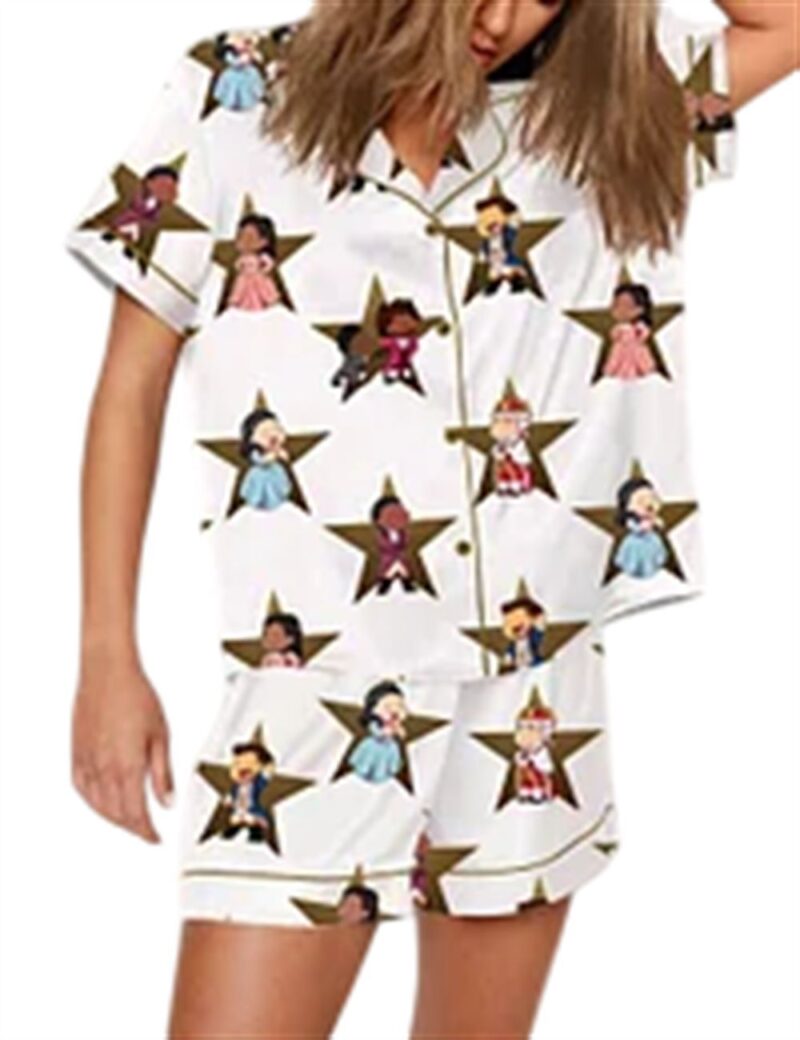 Hamilton Musical Satin Pajama Set - Image 3