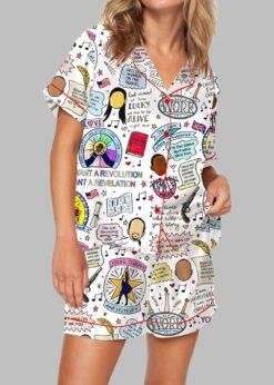 Hamilton Musical Pajama Set For Women