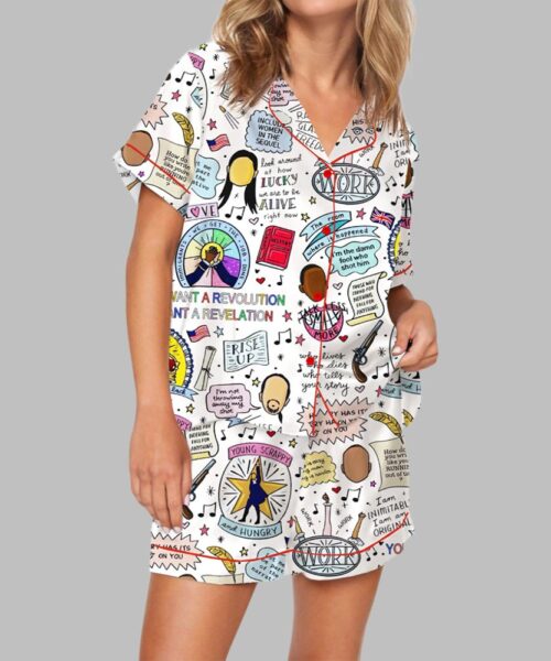 Hamilton Musical Pajama Set For Women