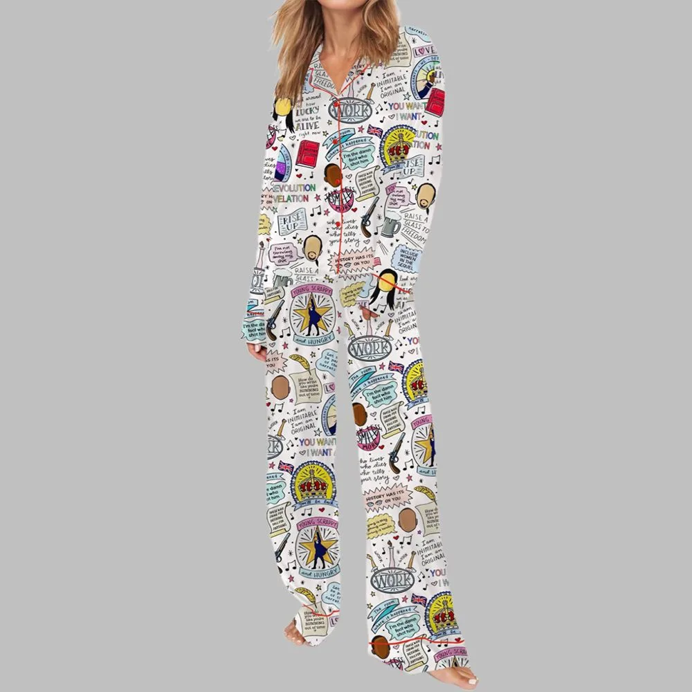 Hamilton Musical Pajama Set For Women - Image 2