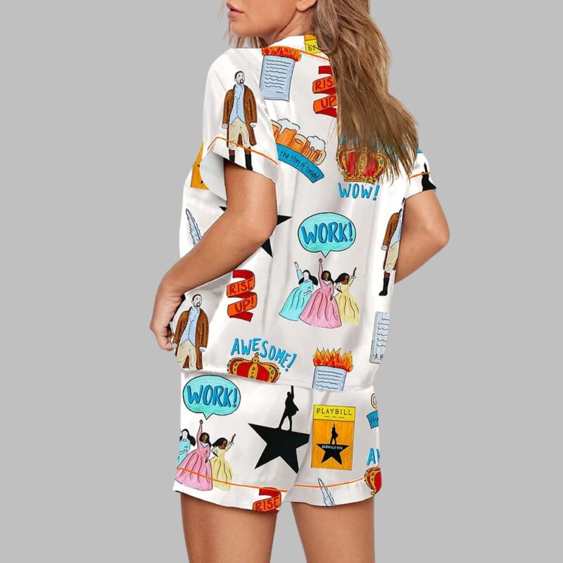 Hamilton The Musical Inspired Print Pajama Set - Image 3
