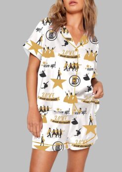 Hamilton The Musical Inspired Shows Print Pajama Set