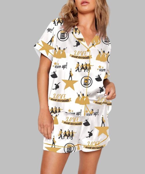 Hamilton The Musical Inspired Shows Print Pajama Set