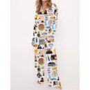 Happy Bachelor Party Satin Pajama Set For Women