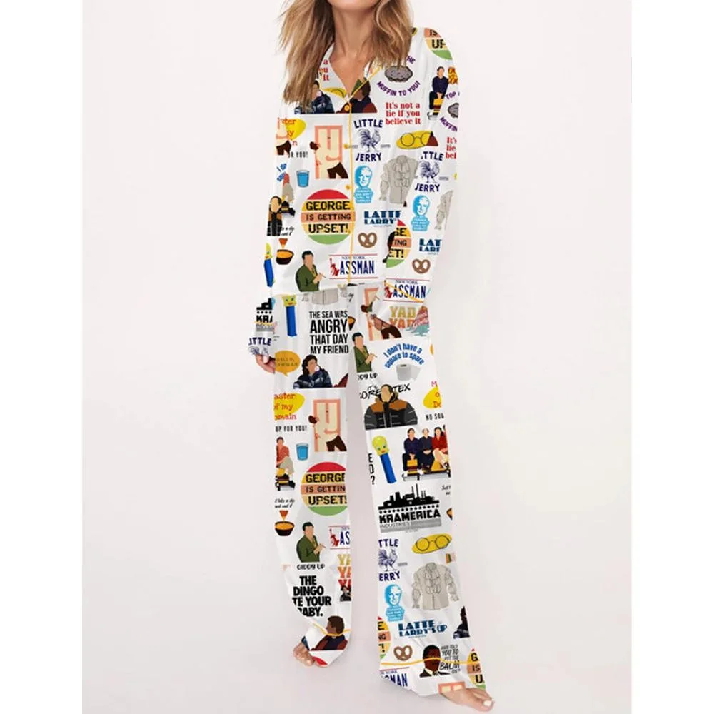 Happy Bachelor Party Satin Pajama Set For Women - Image 3