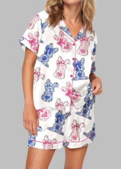 Happy Easter Pajama Set For Women