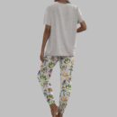Happy Mardi Gras Casual Pajama Set For Women