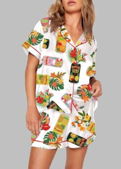 Hawaiian Sun Pass-O-Guava Can Art Pajama Set