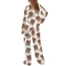 Heavens Roaring Satin Pajama Set For Women