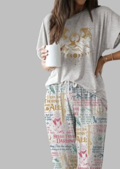 Hello Feyre Darling Casual Pajama Set For Women