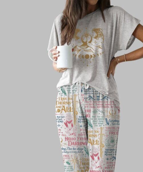 Hello Feyre Darling Casual Pajama Set For Women