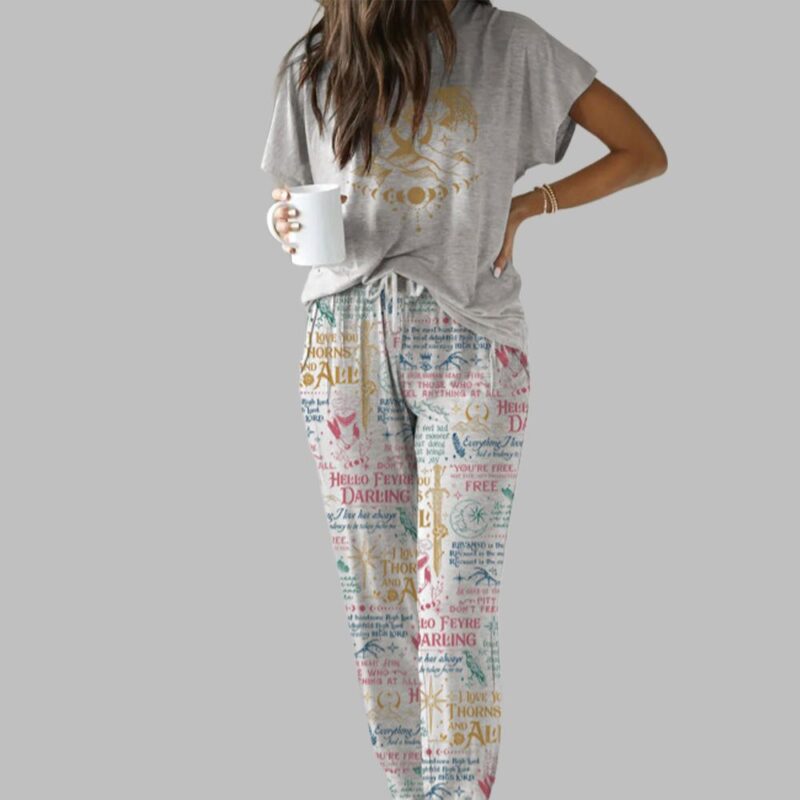 Hello Feyre Darling Casual Pajama Set For Women - Image 2