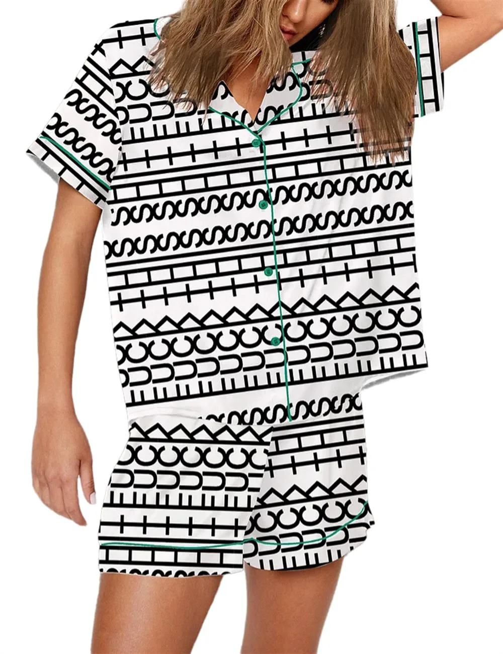 Hidden Swear Message Pajama Set - Image 3