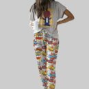 Hip-Hop Artist Casual Pajama Set For Women