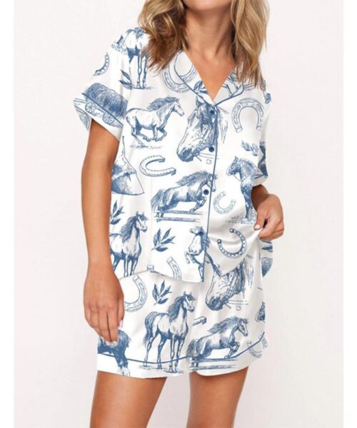 Horse Lover Pajama Set For Women