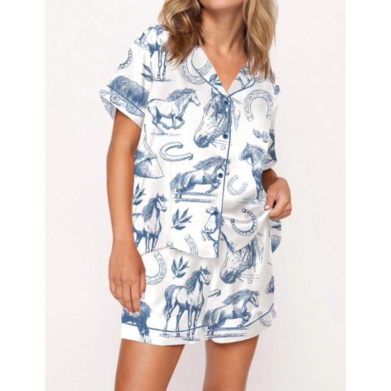 Horse Lover Pajama Set For Women