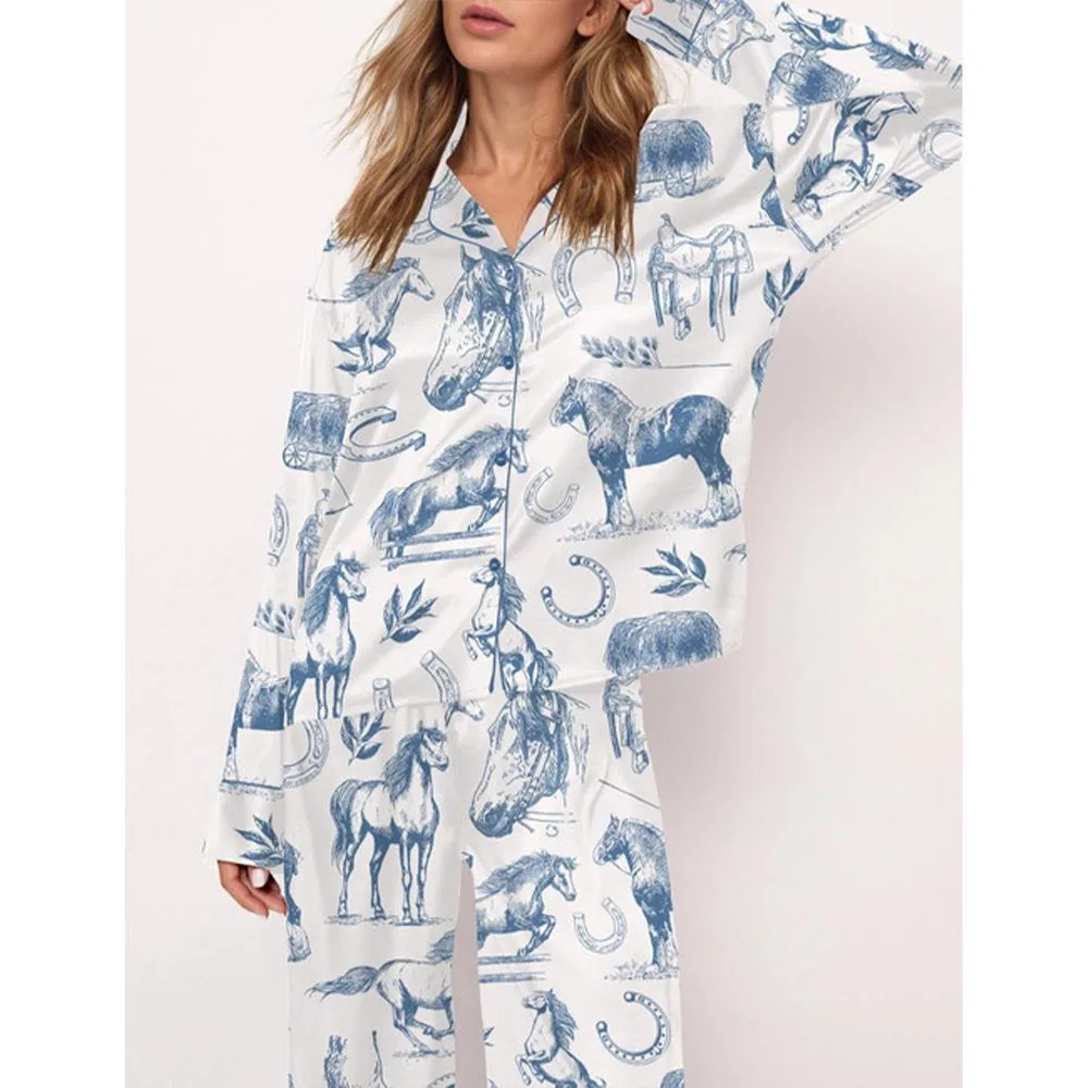 Horse Lover Pajama Set For Women - Image 2