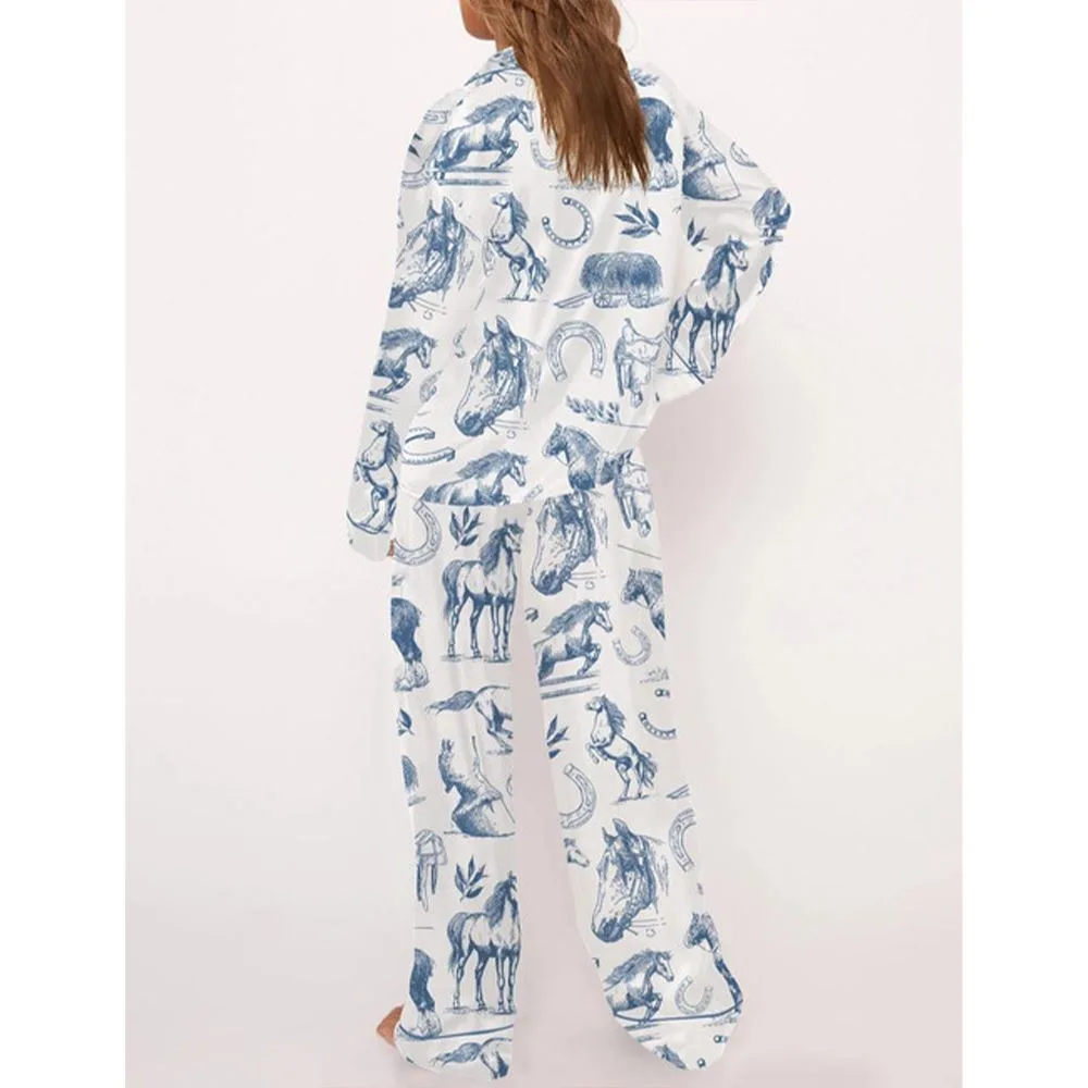 Horse Lover Pajama Set For Women - Image 3