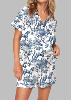 Horse Toile Pajama Set