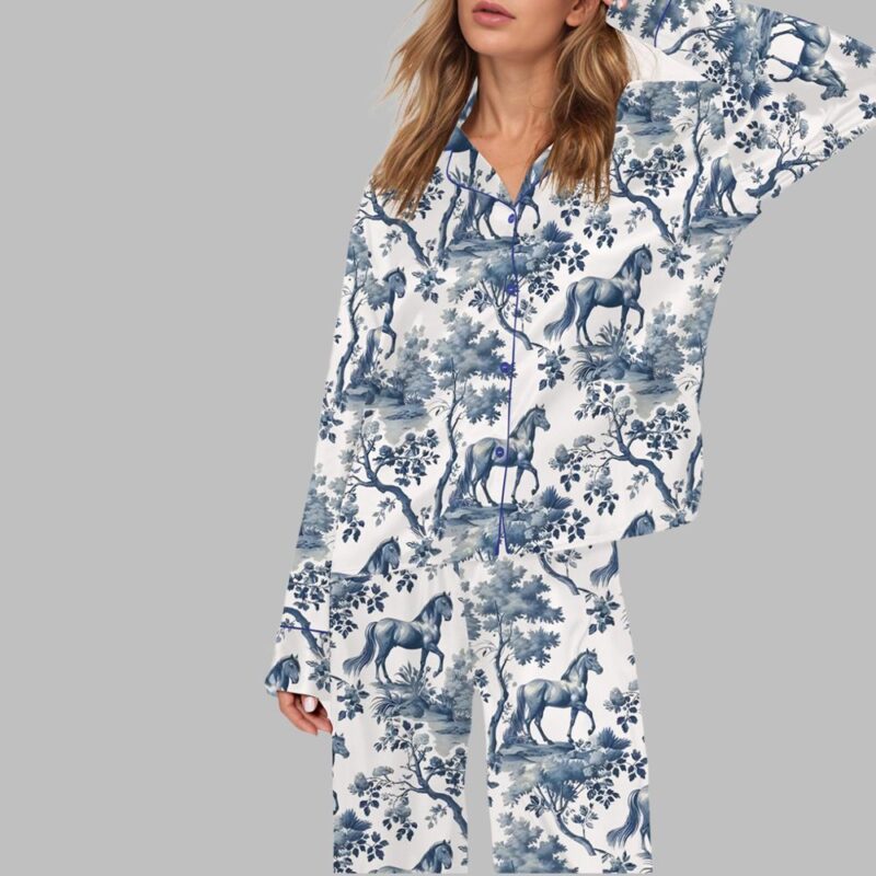 Horse Toile Pajama Set - Image 2