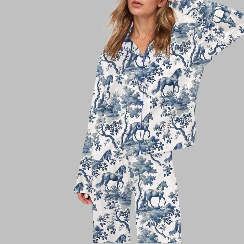 Horse Toile Pajama Set - Image 2