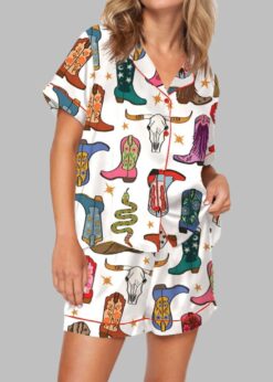 Howdy Cowgirl Pajama Set For Women